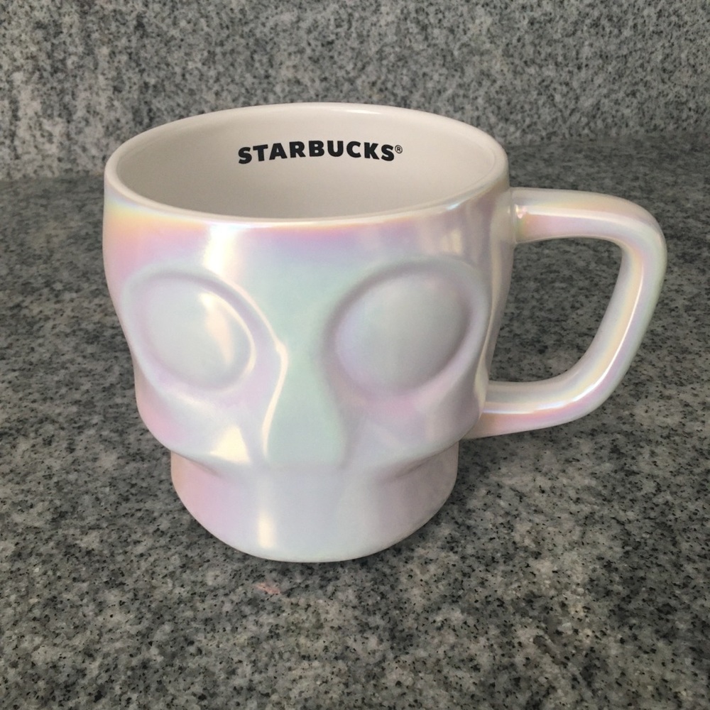 2024 Starbucks White Skeleton Mug